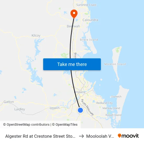 Algester Rd at Crestone Street Stop 90/89 to Mooloolah Valley map