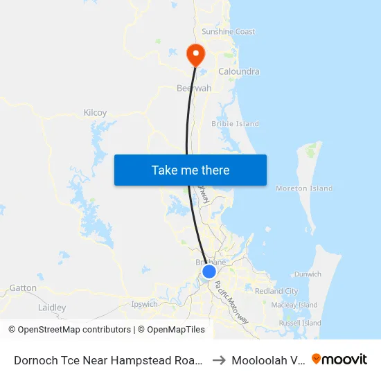 Dornoch Tce Near Hampstead Road, Stop 21 to Mooloolah Valley map