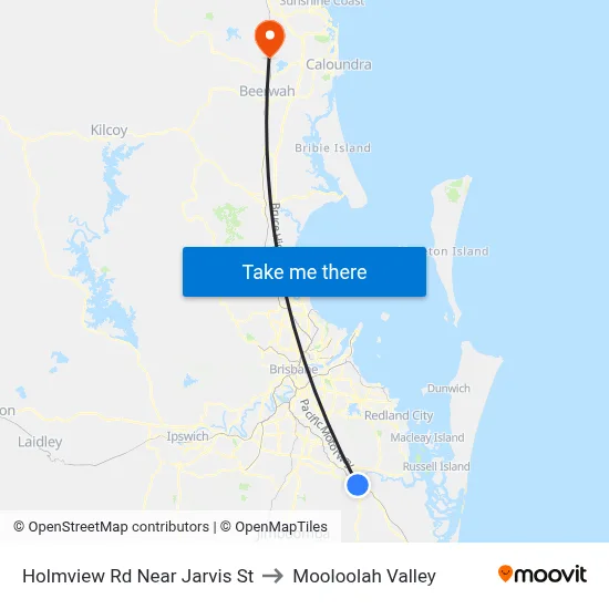 Holmview Rd Near Jarvis St to Mooloolah Valley map