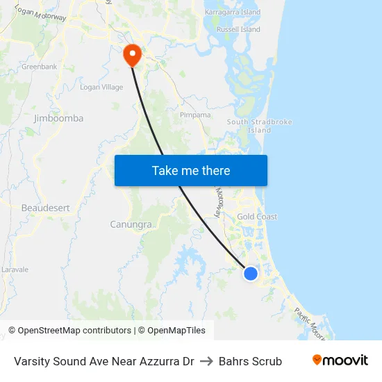 Varsity Sound Ave Near Azzurra Dr to Bahrs Scrub map