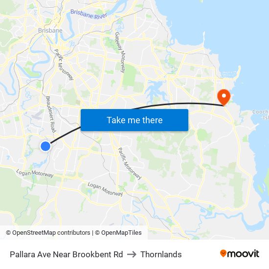 Pallara Ave Near Brookbent Rd to Thornlands map