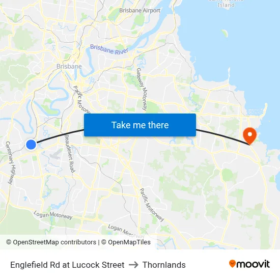 Englefield Rd at Lucock Street to Thornlands map