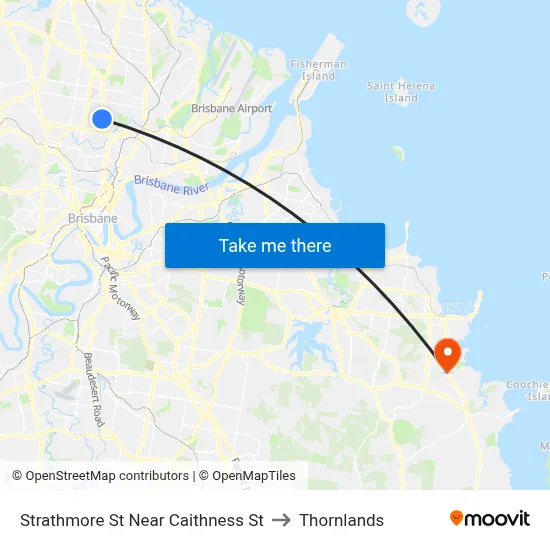 Strathmore St Near Caithness St to Thornlands map