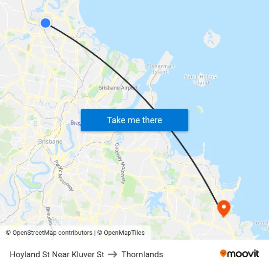 Hoyland St Near Kluver St to Thornlands map