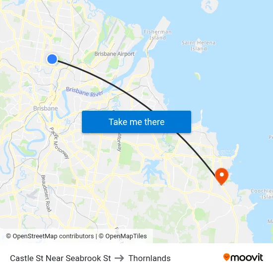 Castle St Near Seabrook St to Thornlands map