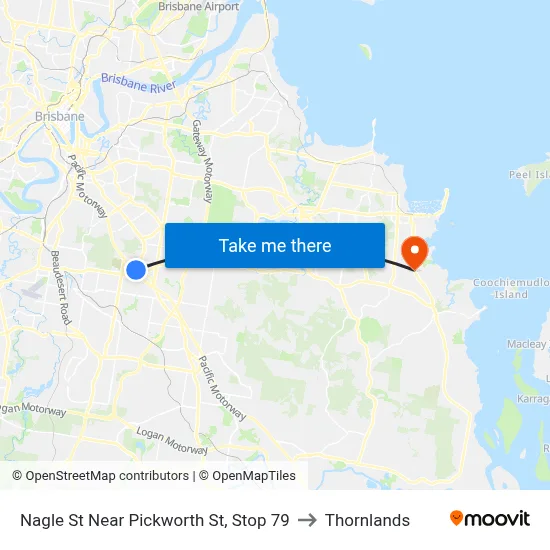 Nagle St Near Pickworth St, Stop 79 to Thornlands map