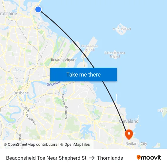 Beaconsfield Tce Near Shepherd St to Thornlands map