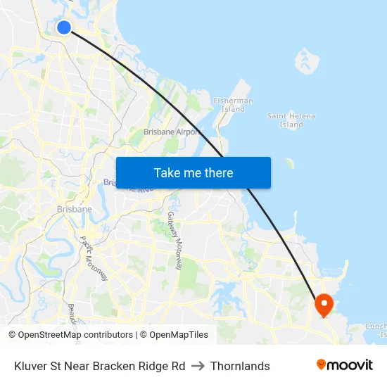 Kluver St Near Bracken Ridge Rd to Thornlands map