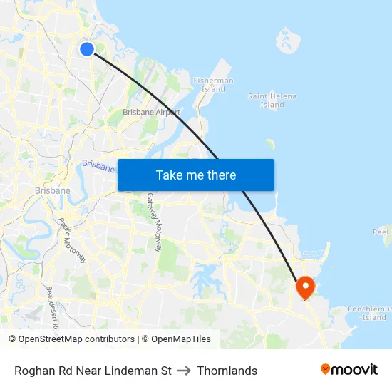 Roghan Rd Near Lindeman St to Thornlands map