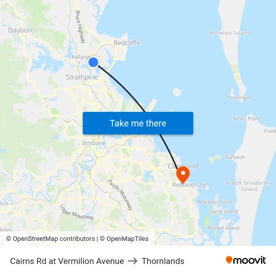 Cairns Rd at Vermilion Avenue to Thornlands map