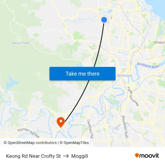 Keong Rd Near Crofty St to Moggill map