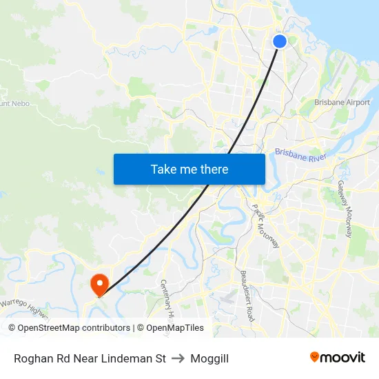 Roghan Rd Near Lindeman St to Moggill map