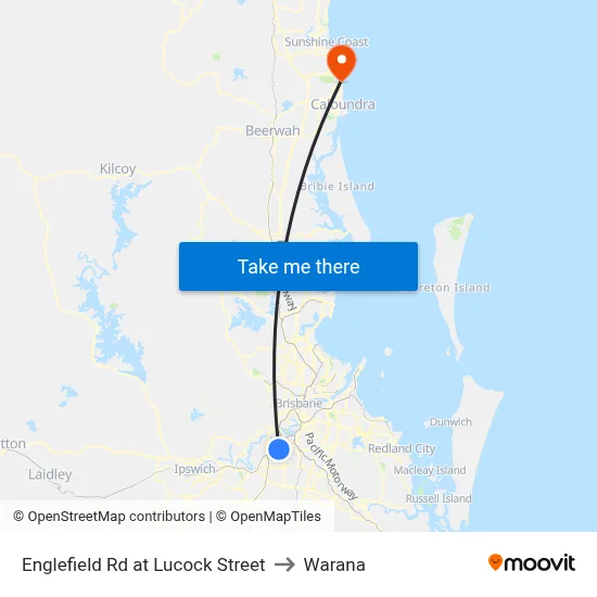 Englefield Rd at Lucock Street to Warana map