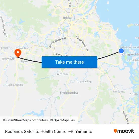 Redlands Satellite Health Centre to Yamanto map