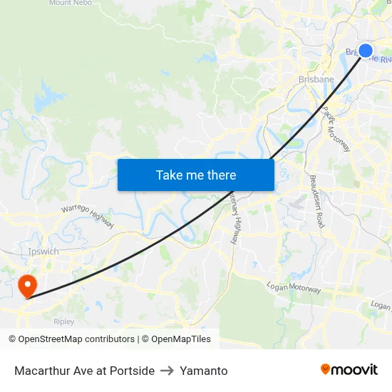 Macarthur Ave at Portside to Yamanto map