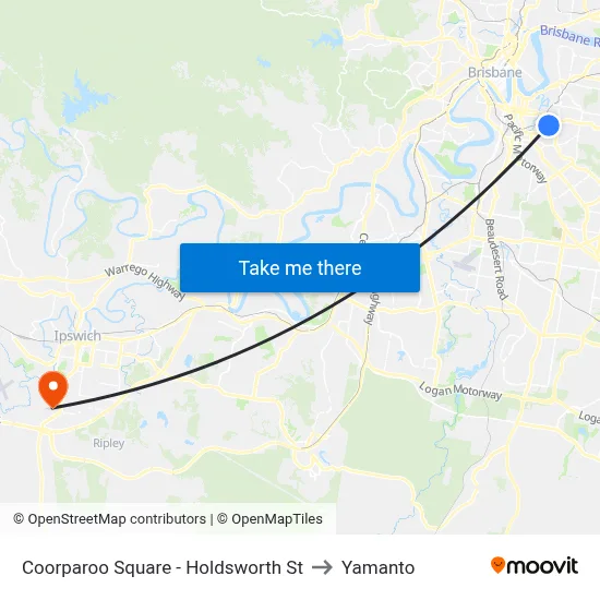 Coorparoo Square - Holdsworth St to Yamanto map