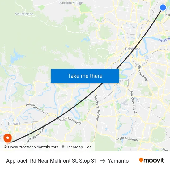 Approach Rd Near Mellifont St, Stop 31 to Yamanto map