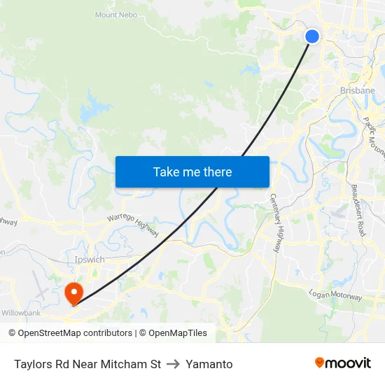 Taylors Rd Near Mitcham St to Yamanto map