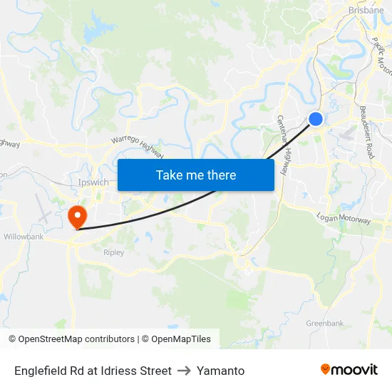 Englefield Rd at Idriess Street to Yamanto map