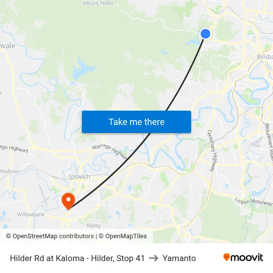Hilder Rd at Kaloma - Hilder, Stop 41 to Yamanto map