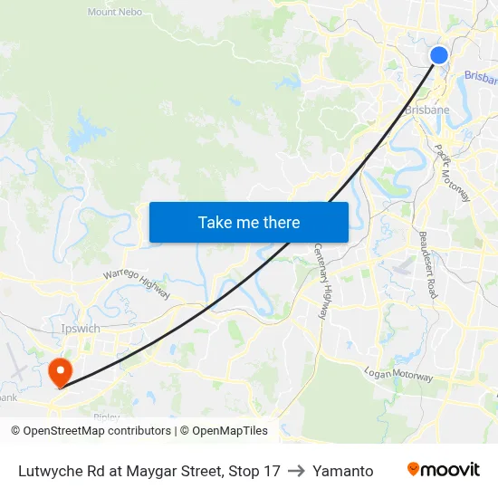 Lutwyche Rd at Maygar Street, Stop 17 to Yamanto map