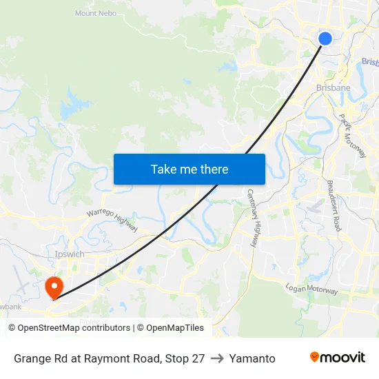 Grange Rd at Raymont Road, Stop 27 to Yamanto map