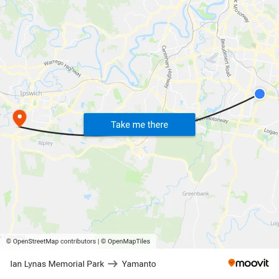 Ian Lynas Memorial Park to Yamanto map