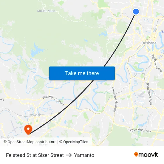 Felstead St at Sizer Street to Yamanto map