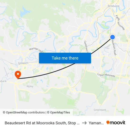 Beaudesert Rd at Moorooka South, Stop 38 to Yamanto map