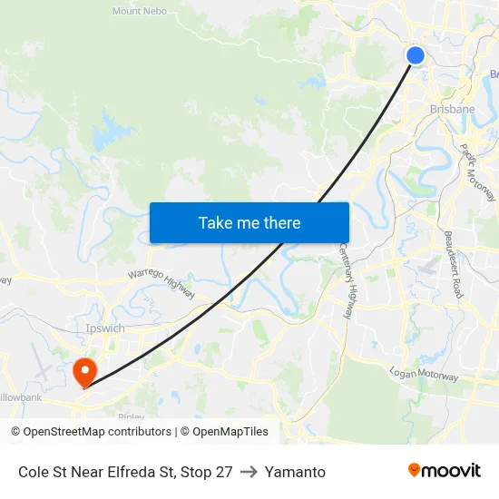 Cole St Near Elfreda St, Stop 27 to Yamanto map