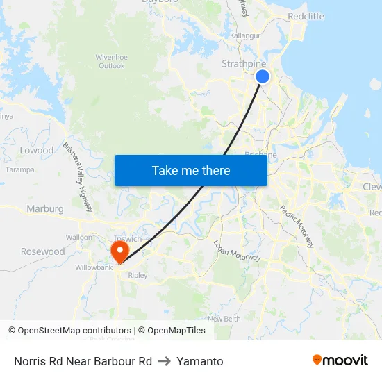 Norris Rd Near Barbour Rd to Yamanto map