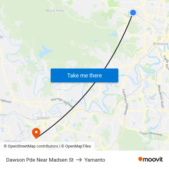 Dawson Pde Near Madsen St to Yamanto map