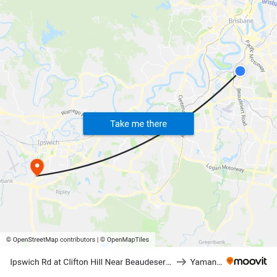 Ipswich Rd at Clifton Hill Near Beaudesert Rd to Yamanto map