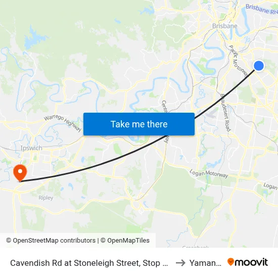Cavendish Rd at Stoneleigh Street, Stop 38 to Yamanto map