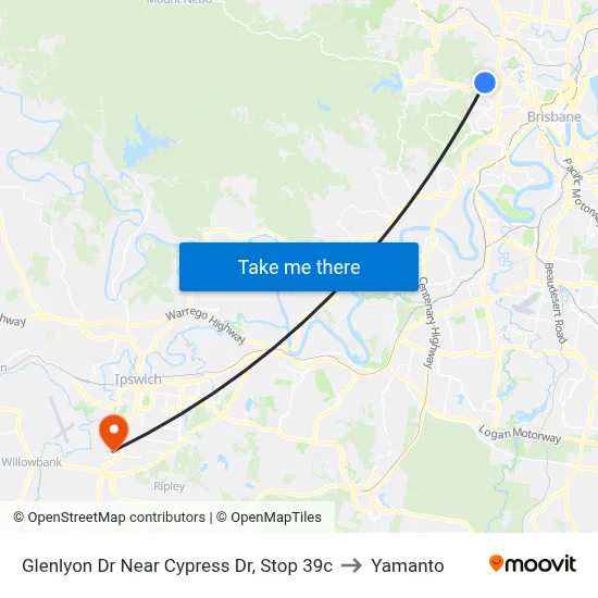 Glenlyon Dr Near Cypress Dr, Stop 39c to Yamanto map