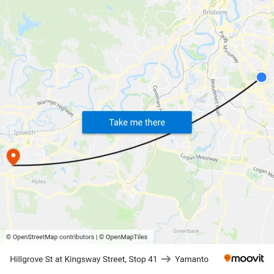 Hillgrove St at Kingsway Street, Stop 41 to Yamanto map