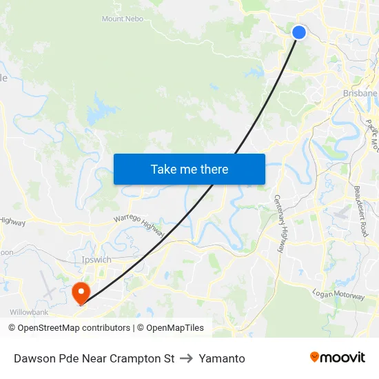 Dawson Pde Near Crampton St to Yamanto map