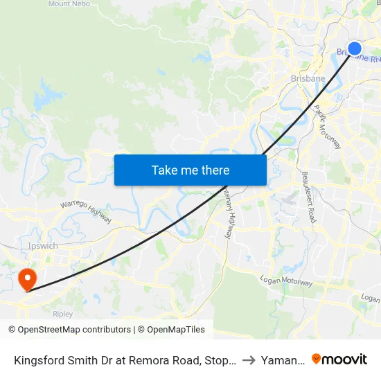 Kingsford Smith Dr at Remora Road, Stop 29 to Yamanto map