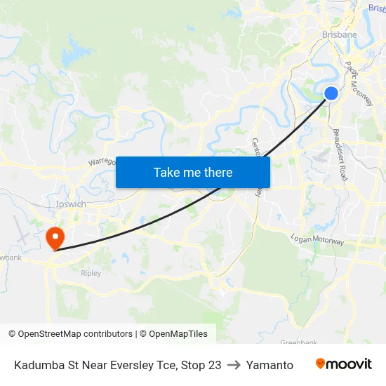 Kadumba St Near Eversley Tce, Stop 23 to Yamanto map