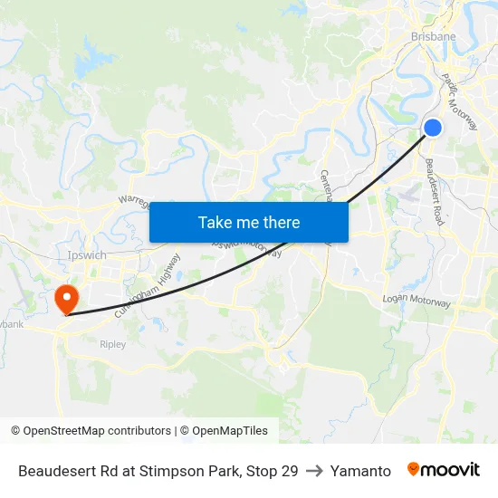 Beaudesert Rd at Stimpson Park, Stop 29 to Yamanto map
