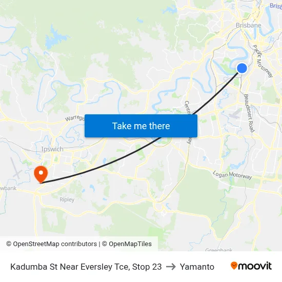 Kadumba St Near Eversley Tce, Stop 23 to Yamanto map