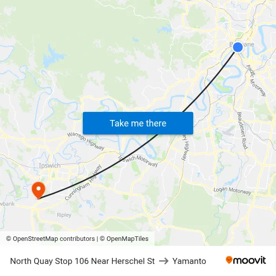 North Quay Stop 106 Near Herschel St to Yamanto map