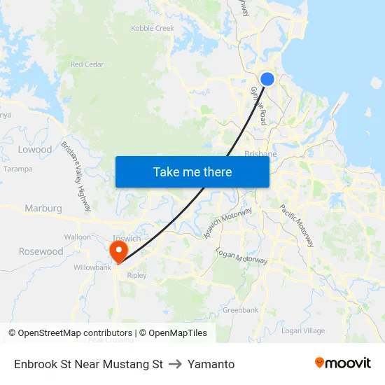 Enbrook St Near Mustang St to Yamanto map