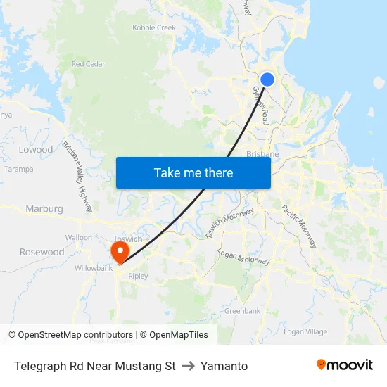 Telegraph Rd Near Mustang St to Yamanto map
