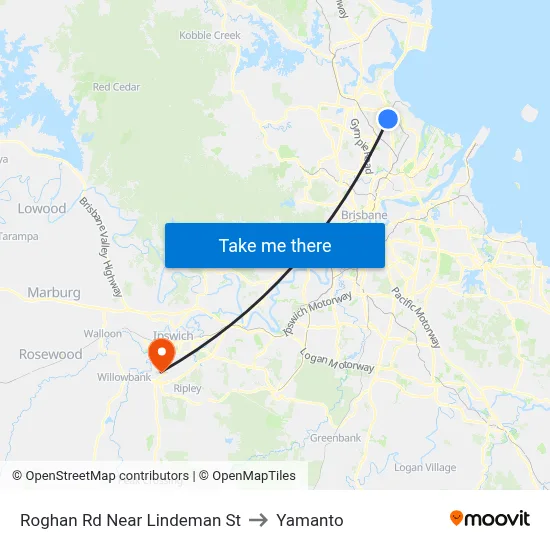 Roghan Rd Near Lindeman St to Yamanto map