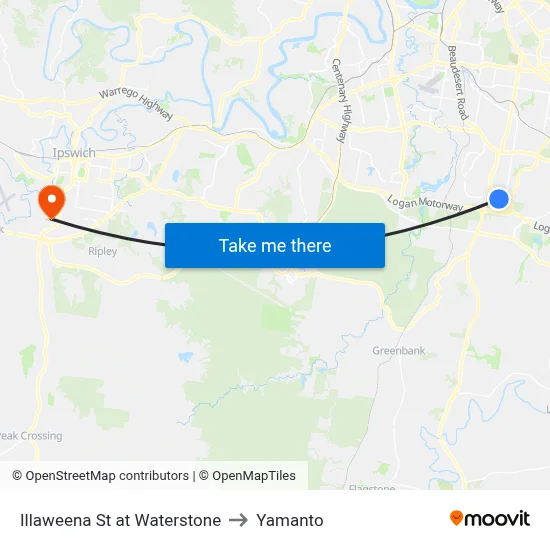 Illaweena St at Waterstone to Yamanto map