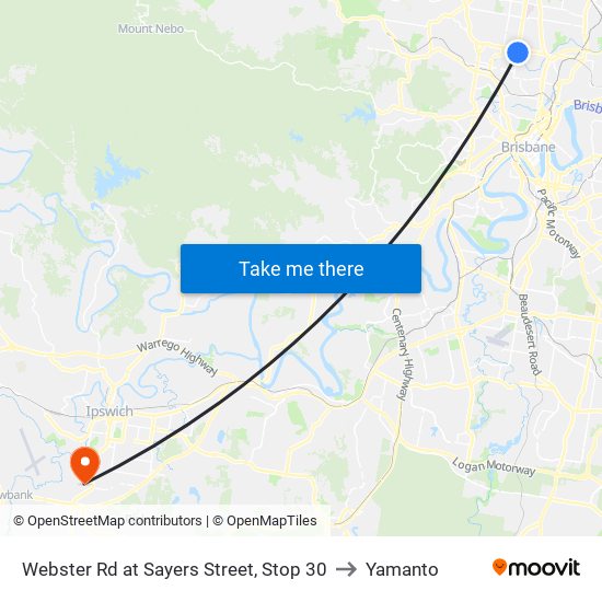 Webster Rd at Sayers Street, Stop 30 to Yamanto map