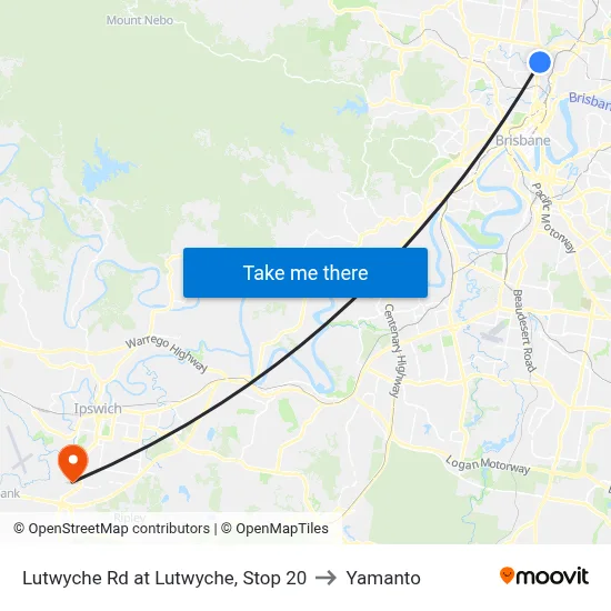 Lutwyche Rd at Lutwyche, Stop 20 to Yamanto map