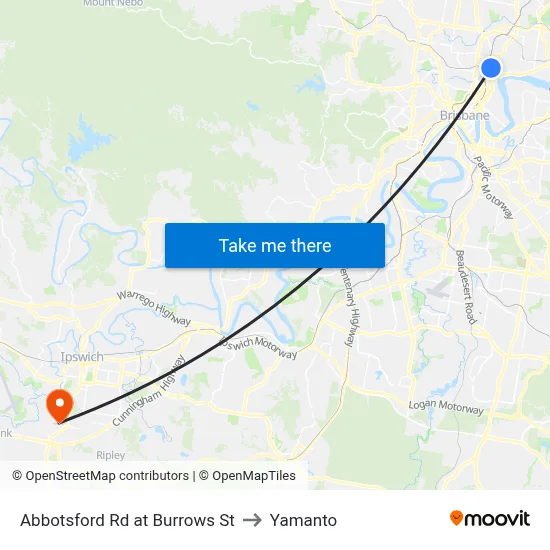 Abbotsford Rd at Burrows St to Yamanto map