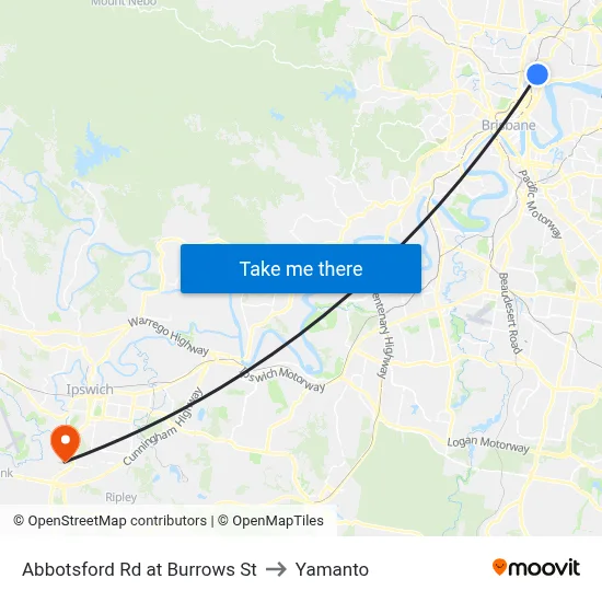 Abbotsford Rd at Burrows St to Yamanto map